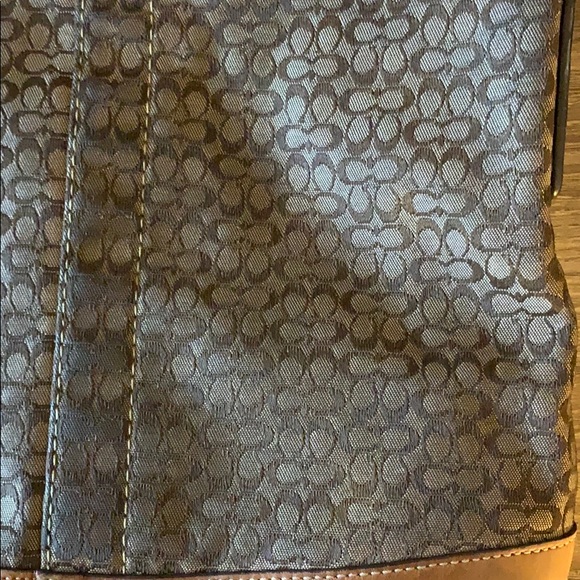 Vintage logo coach brown crossbody bag purse - Picture 2 of 4